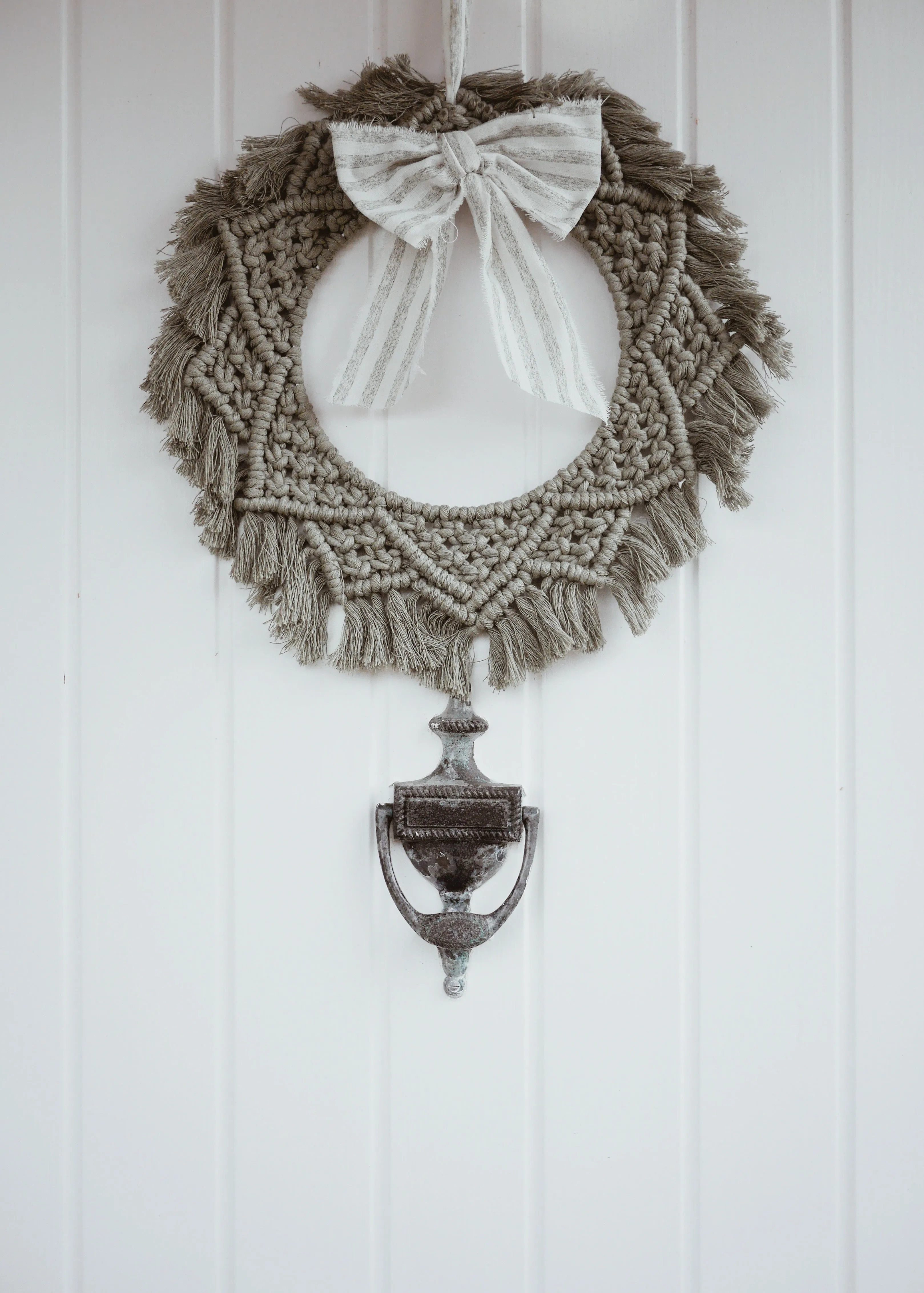 Macramé boho wreath