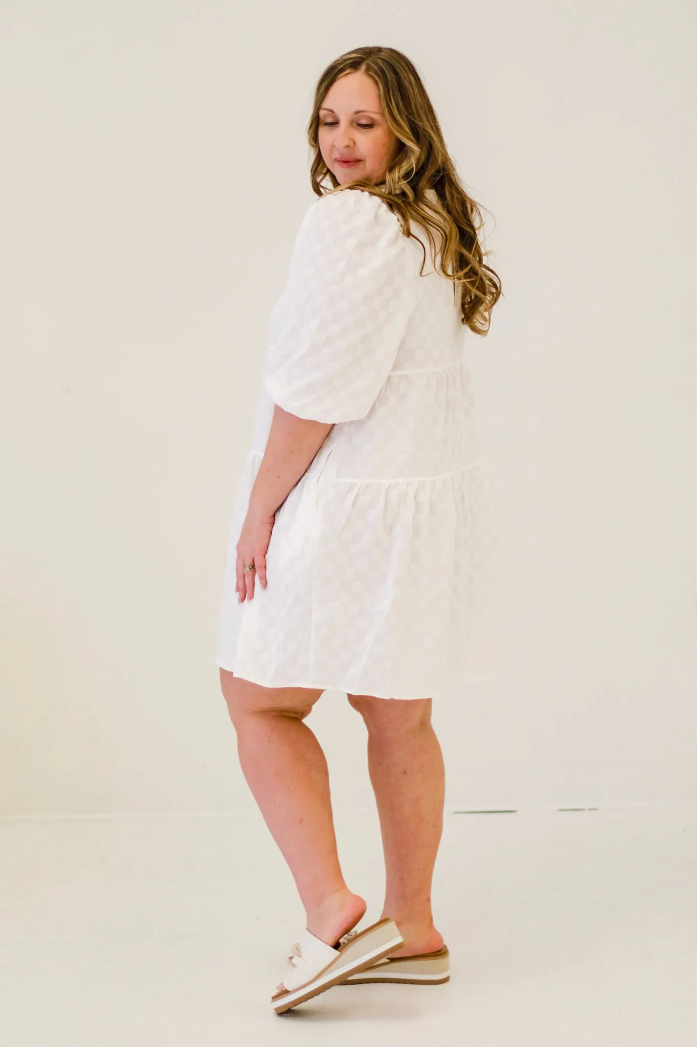 Make it Look Easy White Dress