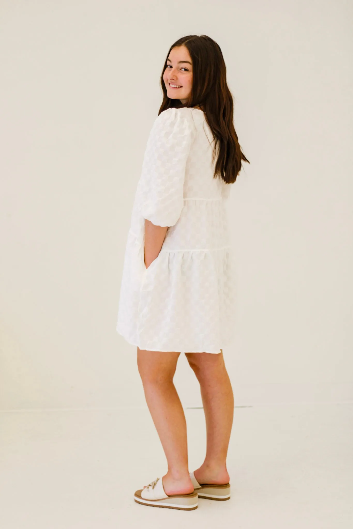 Make it Look Easy White Dress