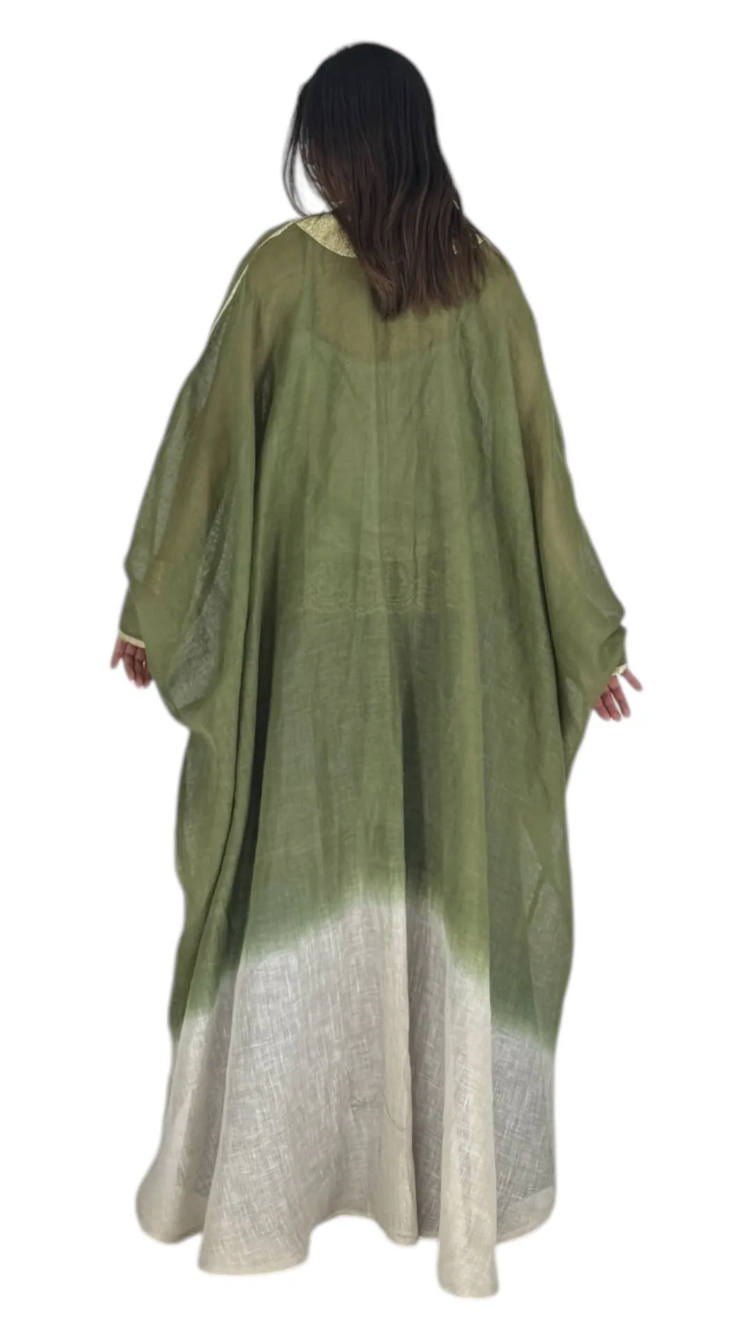 Malaga khaki abaya