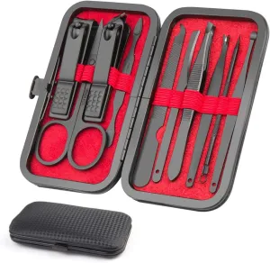 Manicure Kit,  Mens Manicure Set, Mens Grooming Kit, Nail Care Kit, Manicure Kit for Men and Women, Mens Nail Grooming Kit, Nail Kit, Manicure Set Nail Clippers Nail File, Mens Gifts(10Pcs)