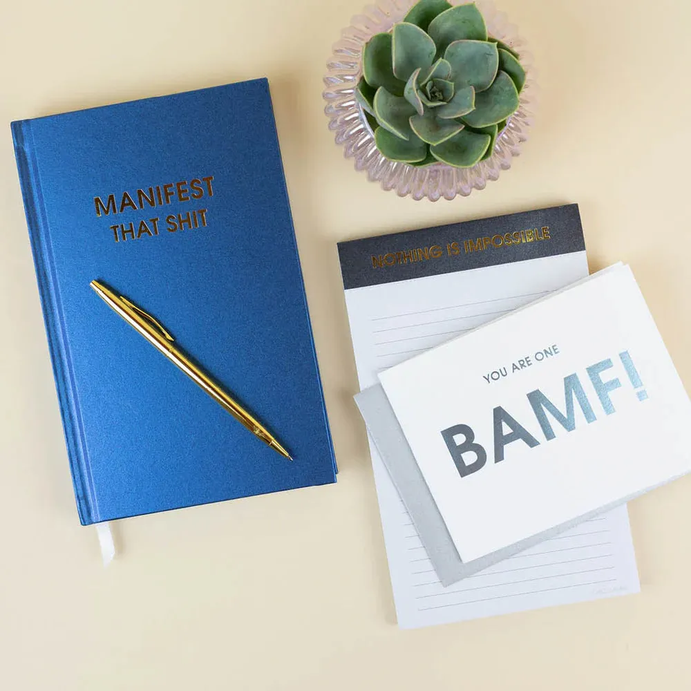 Manifest That Shit - Bold Metallic Hardcover Journal