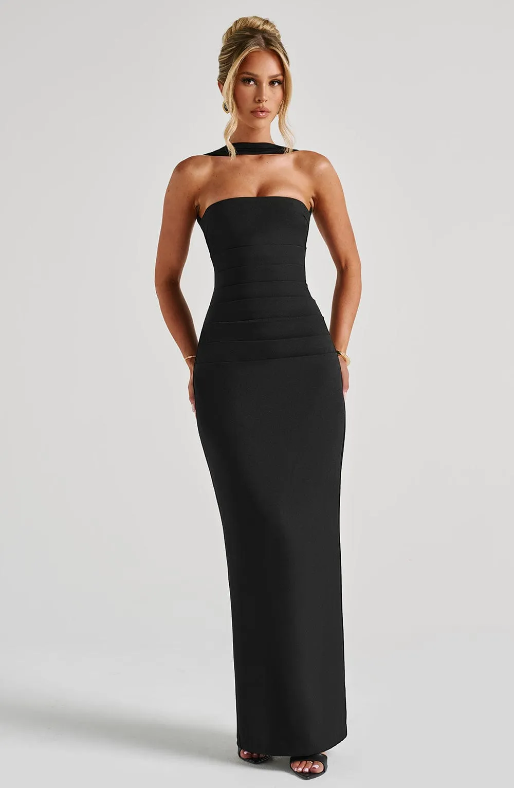 Manuela Maxi Dress - Black