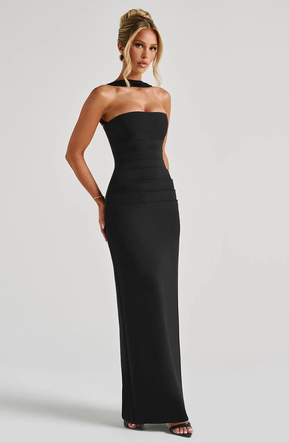 Manuela Maxi Dress - Black