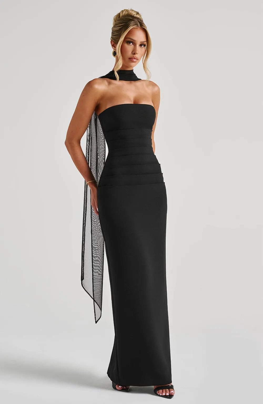 Manuela Maxi Dress - Black