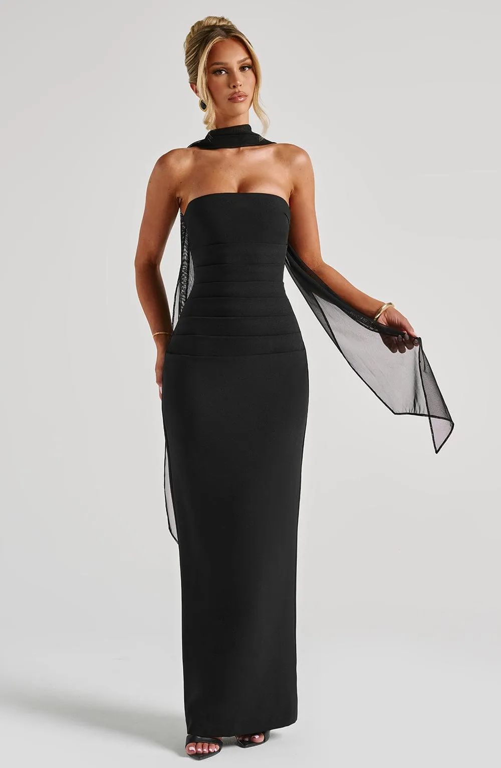 Manuela Maxi Dress - Black