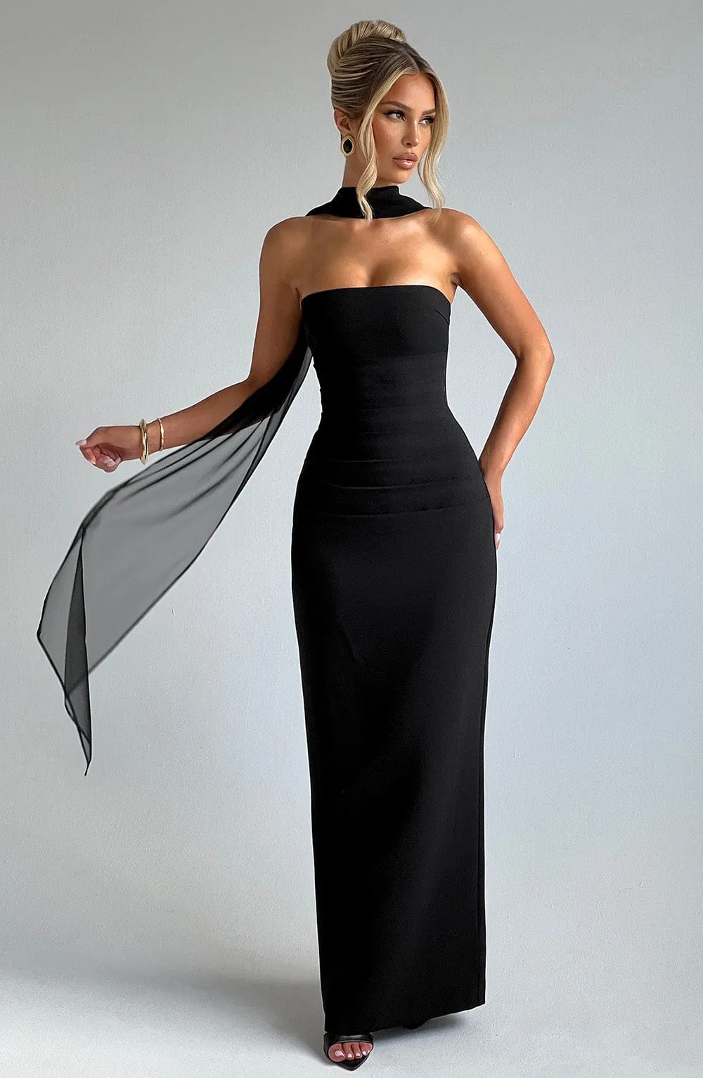 Manuela Maxi Dress - Black