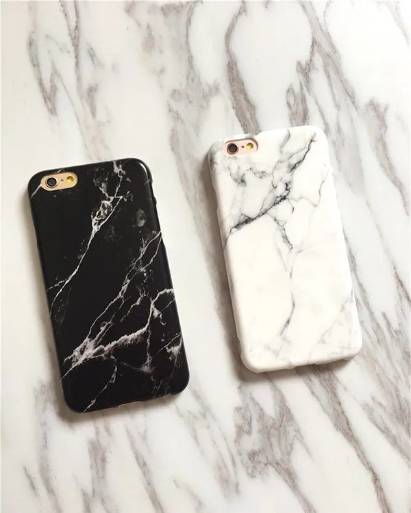 Marble Soft Silicone Iphone Case