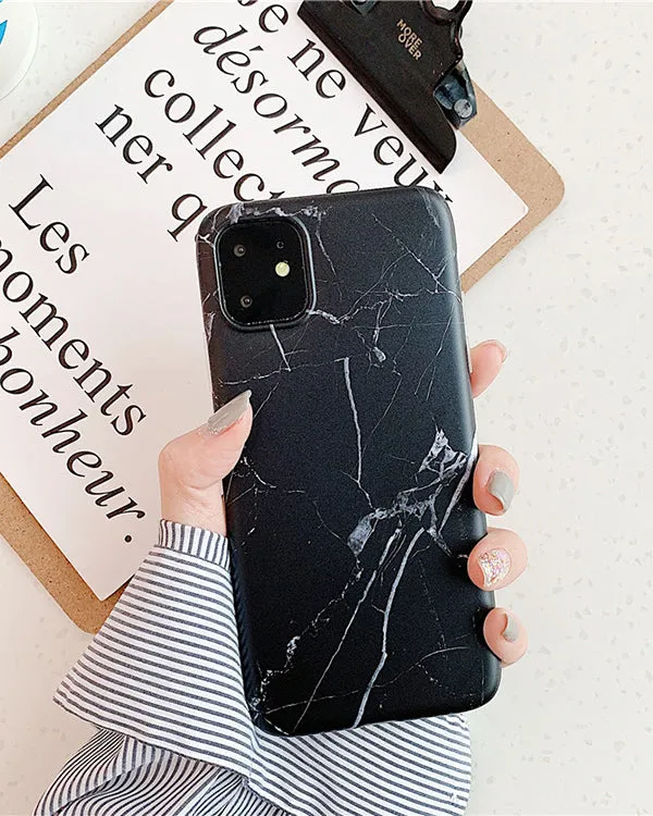 Marble Soft Silicone Iphone Case