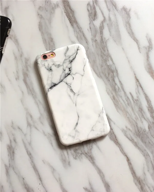 Marble Soft Silicone Iphone Case