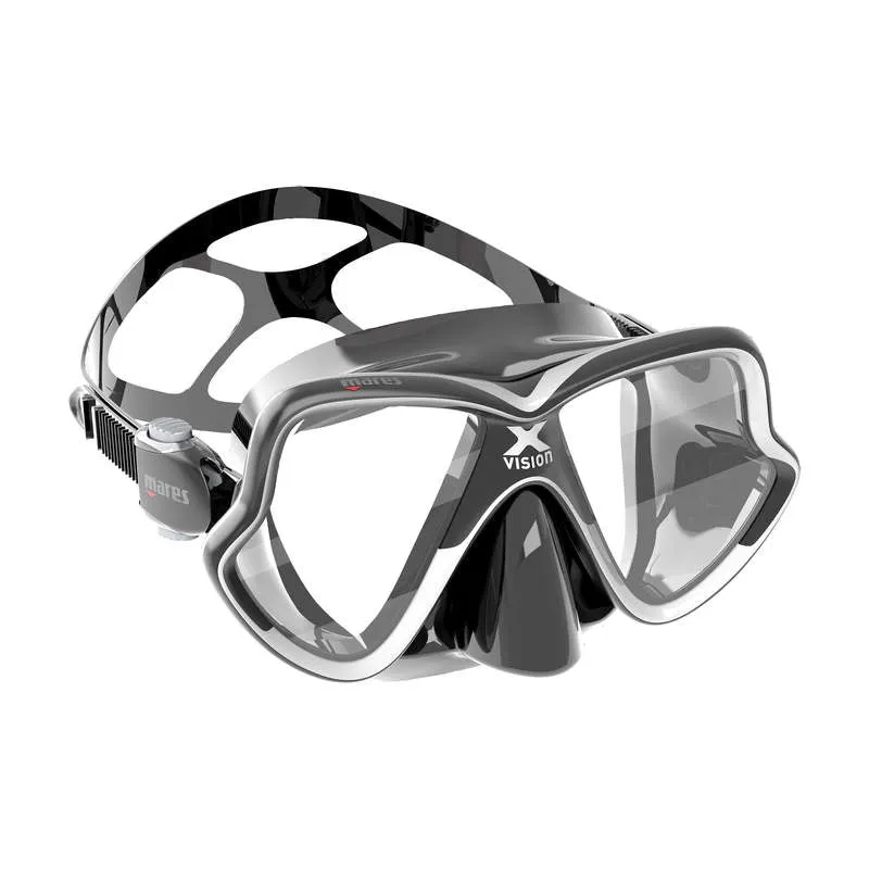 Mares X-Vision 2.0 Mid Mask And Ergo Dry Snorkel Bundle
