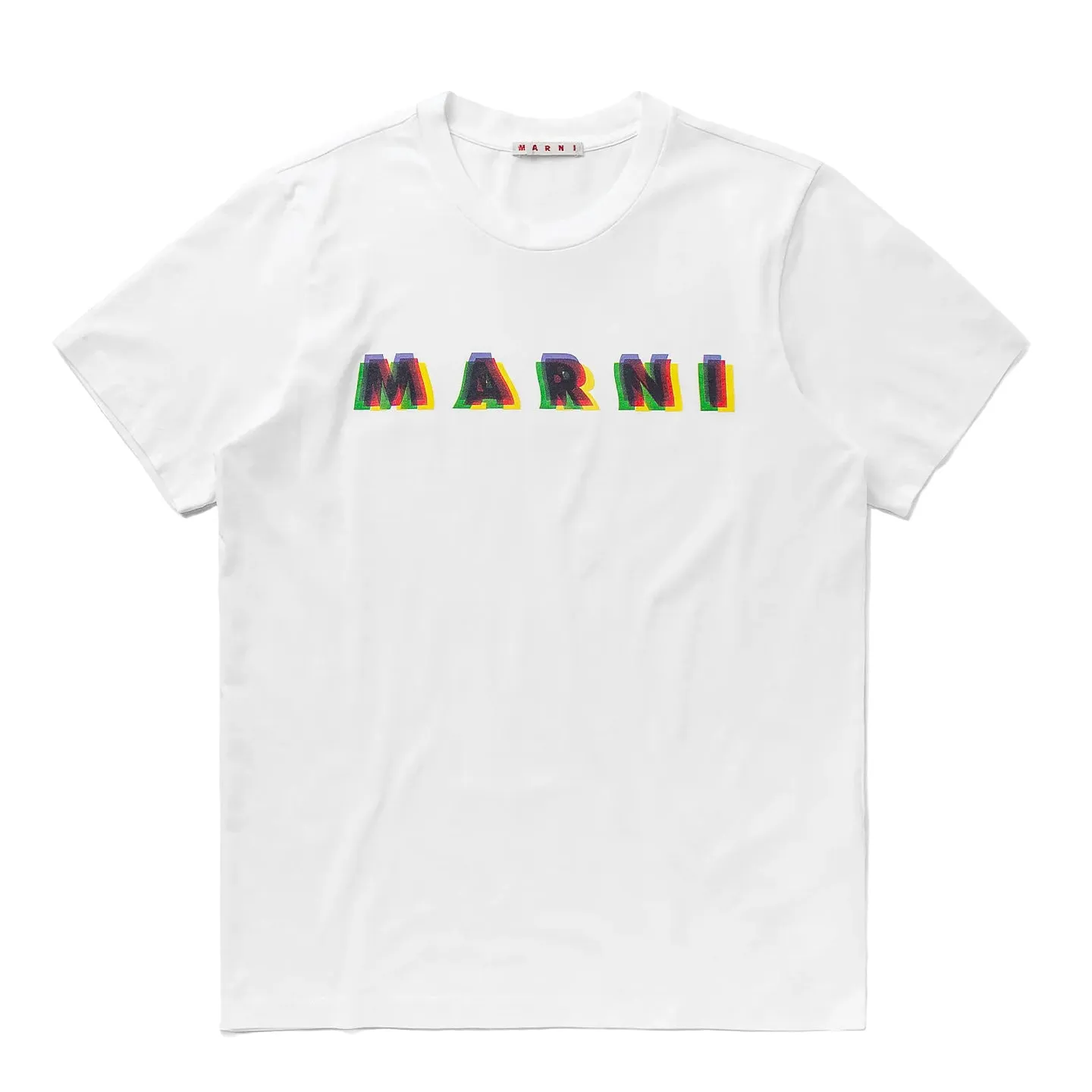 MARNI Logo Printed T-Shirt 'White'