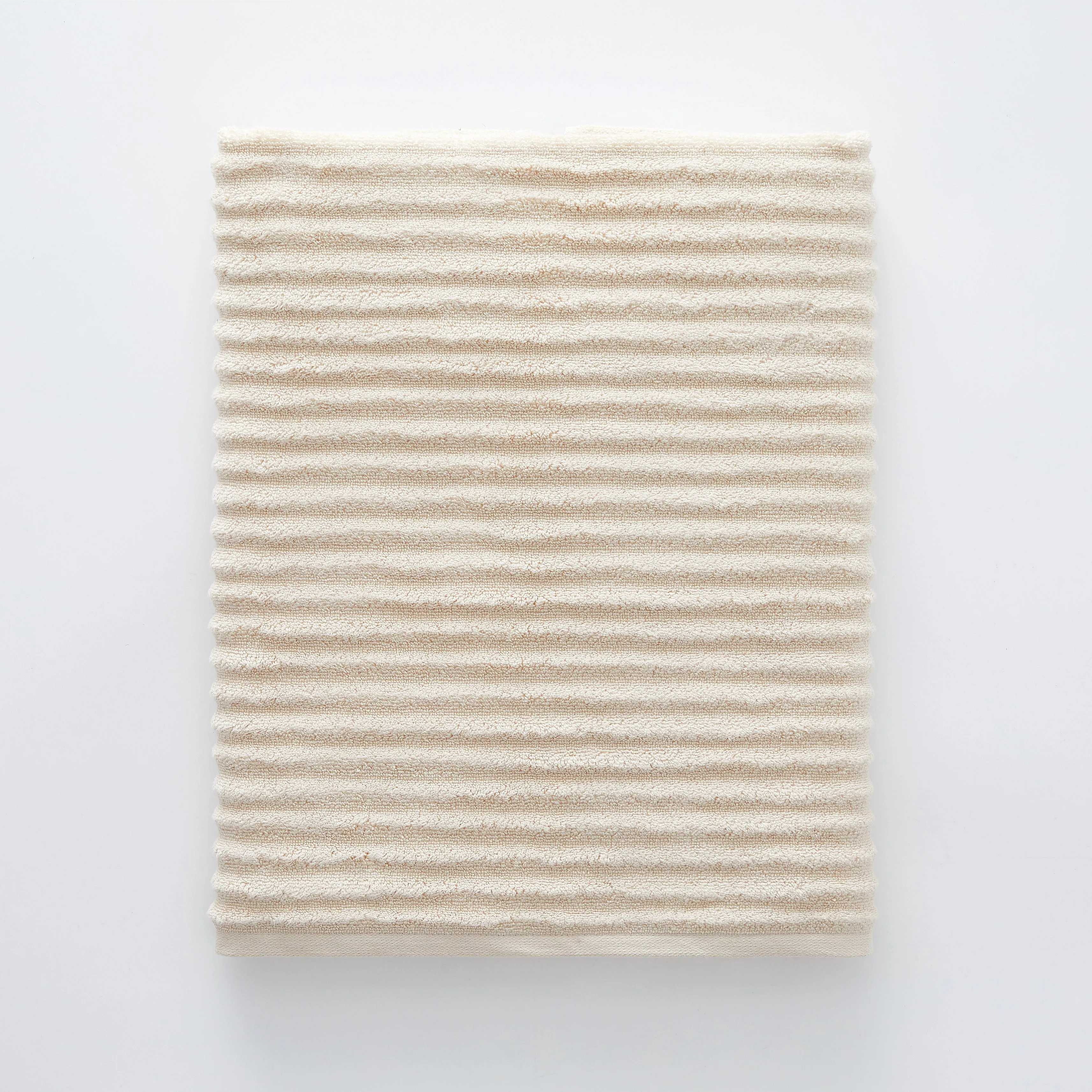 Mason Low Twist Ribbed Bath Sheet & Bath Towel Set - Set of 2