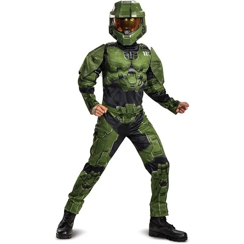 Master Chief Infinite Muscle Boys Costume