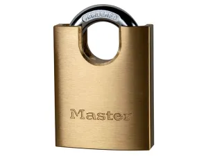 Master Lock Solid Brass 50Mm Padlock 5-Pin Shrouded Shackle