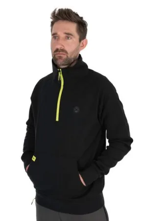 MATRIX 1/4 Zip Sweat Black/Lime (Black Edition)