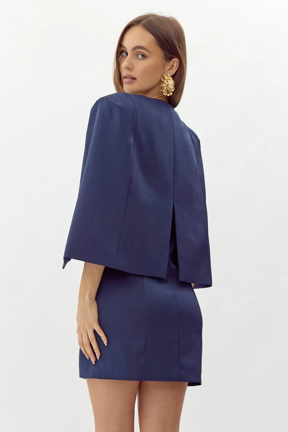 Maxine "V" Cape Dress