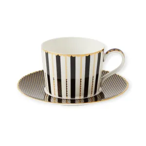 Maxwell & Williams Teas & C’s Regency Cup & Saucer Black 240ml HV0485