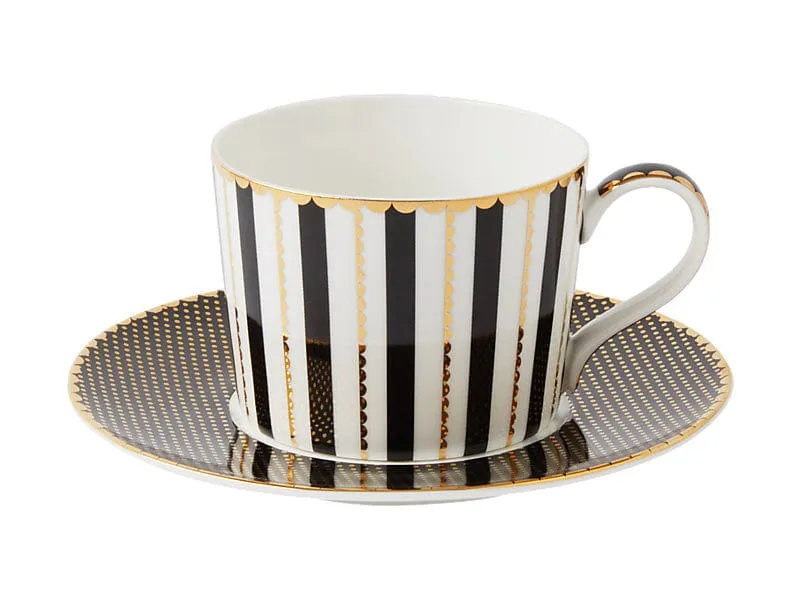 Maxwell & Williams Teas & C’s Regency Cup & Saucer Black 240ml HV0485