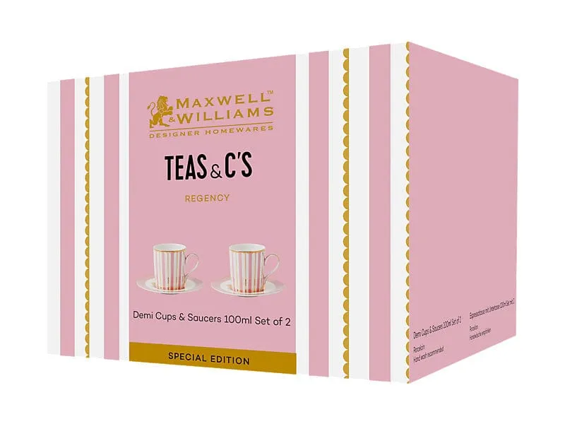 Maxwell & Williams Teas & C’s Regency Cup & Saucer Pink 240ml HV0497