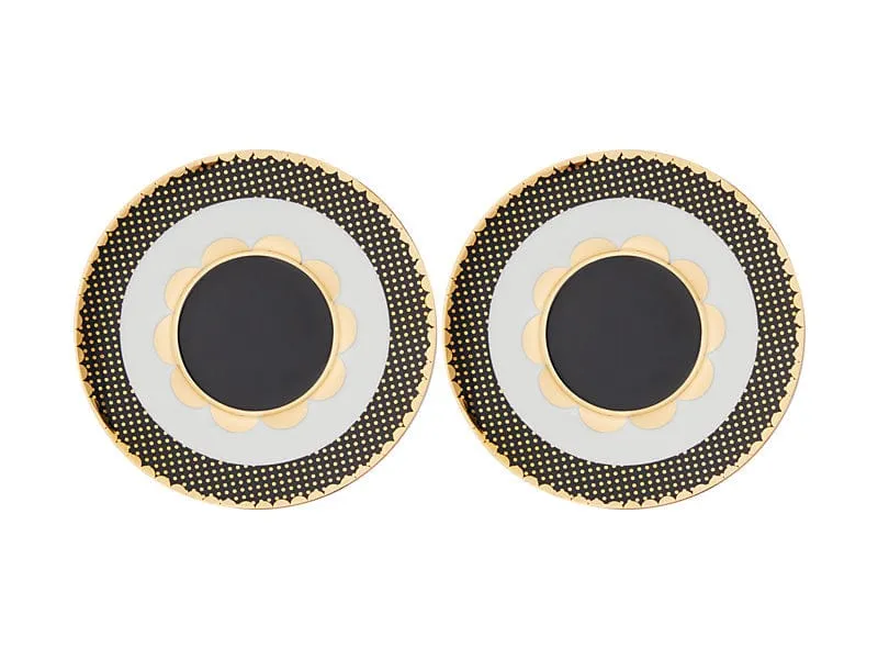 Maxwell & Williams Teas & C’s Regency Demi Cup & Saucer Set of 2 Black 100ml HV0486