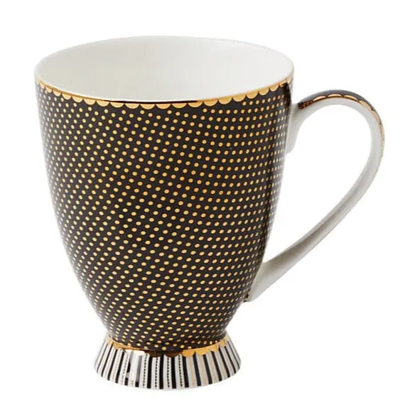 Maxwell & Williams Teas & C’s Regency Footed Mug Black 300ml HV0484