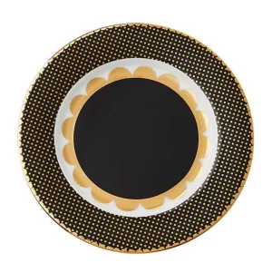 Maxwell & Williams Teas & C’s Regency Rim Plate Black 19.5cm HV0487