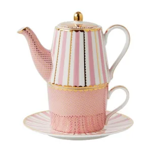 Maxwell & Williams Teas & C’s Regency Tea for One With Infuser Pink 340ml HV0493