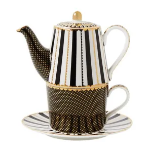 Maxwell & Williams Teas & C'S Tea for One With Infuser Black 340ml HV0481