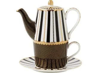 Maxwell & Williams Teas & C'S Tea for One With Infuser Black 340ml HV0481
