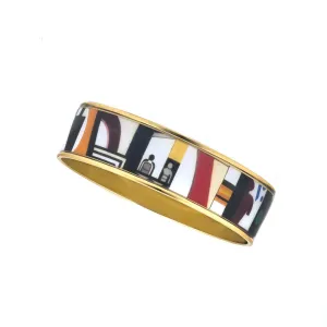 MAYA Geometric People Bangle Bracelet 3/4"