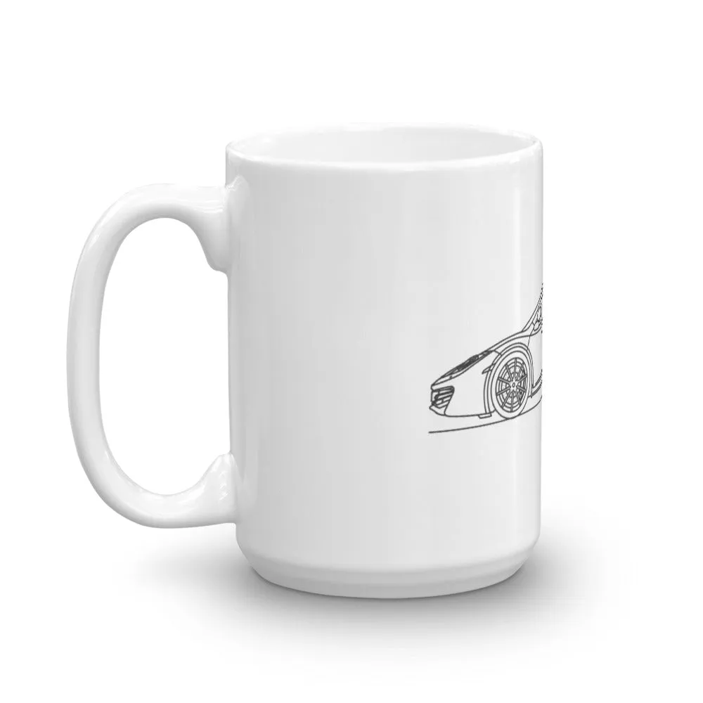 McLaren 12C Silhouette Mug
