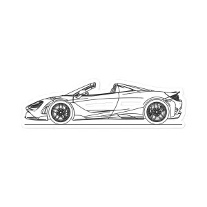 McLaren 765LT Spider Outline Sticker