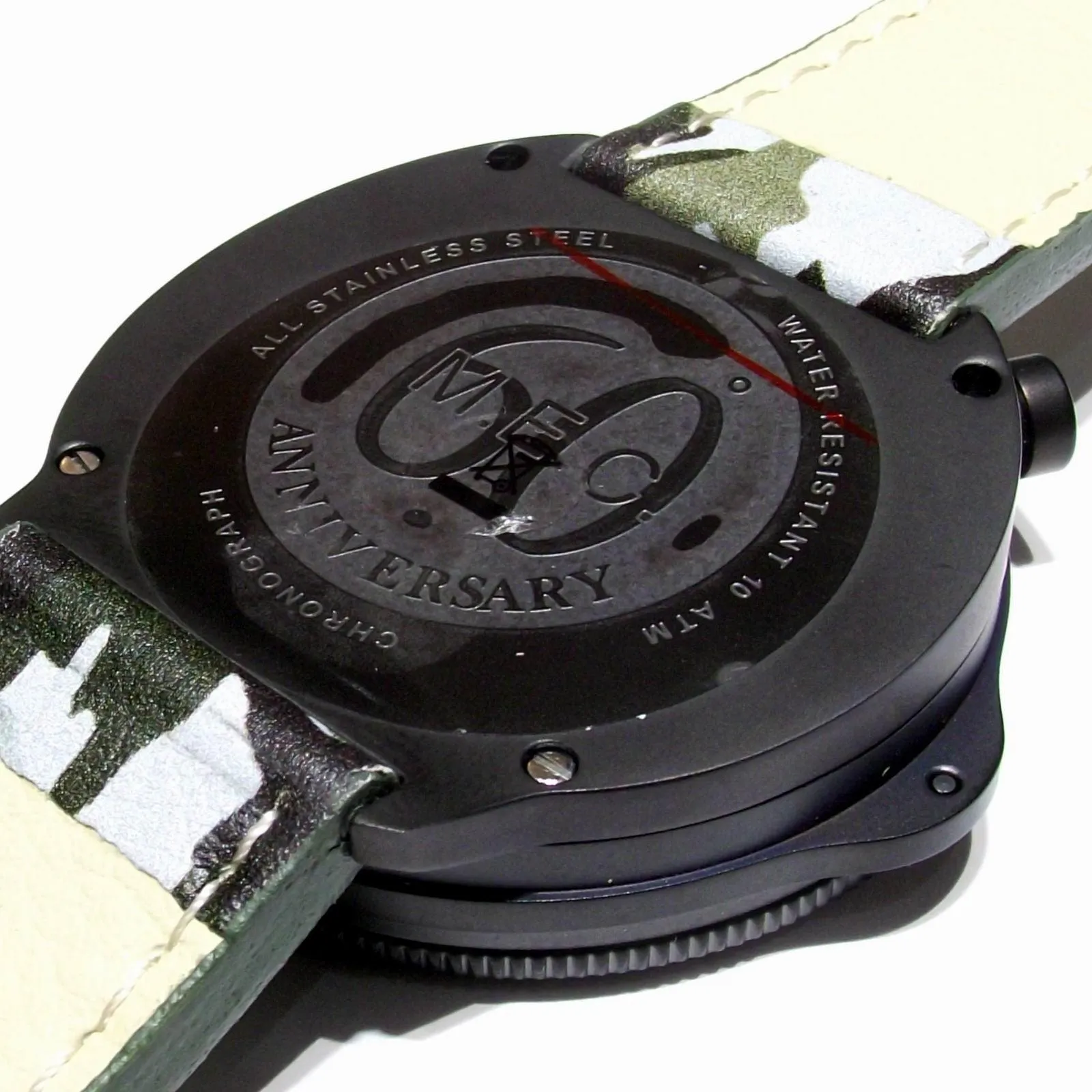 M.E.C. Mil military watch quartz chronograph steel pvd plane 60th anniversary (37)