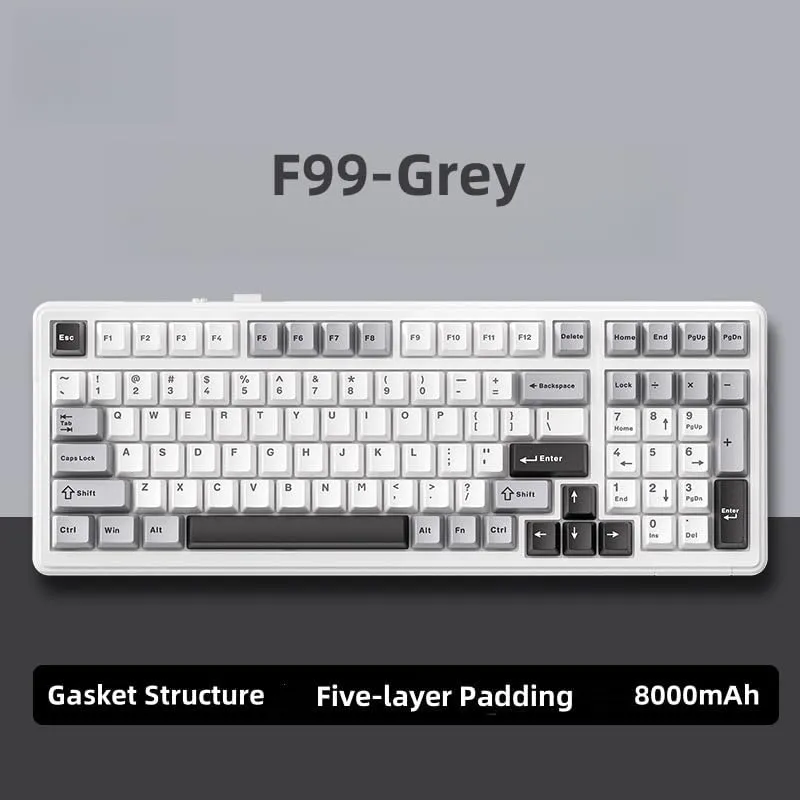 Mechanical Bluetooth Keyboard 5.0G Wireless 99 Keys