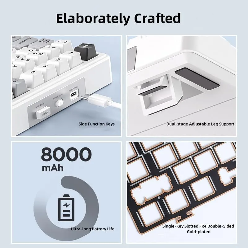 Mechanical Bluetooth Keyboard 5.0G Wireless 99 Keys