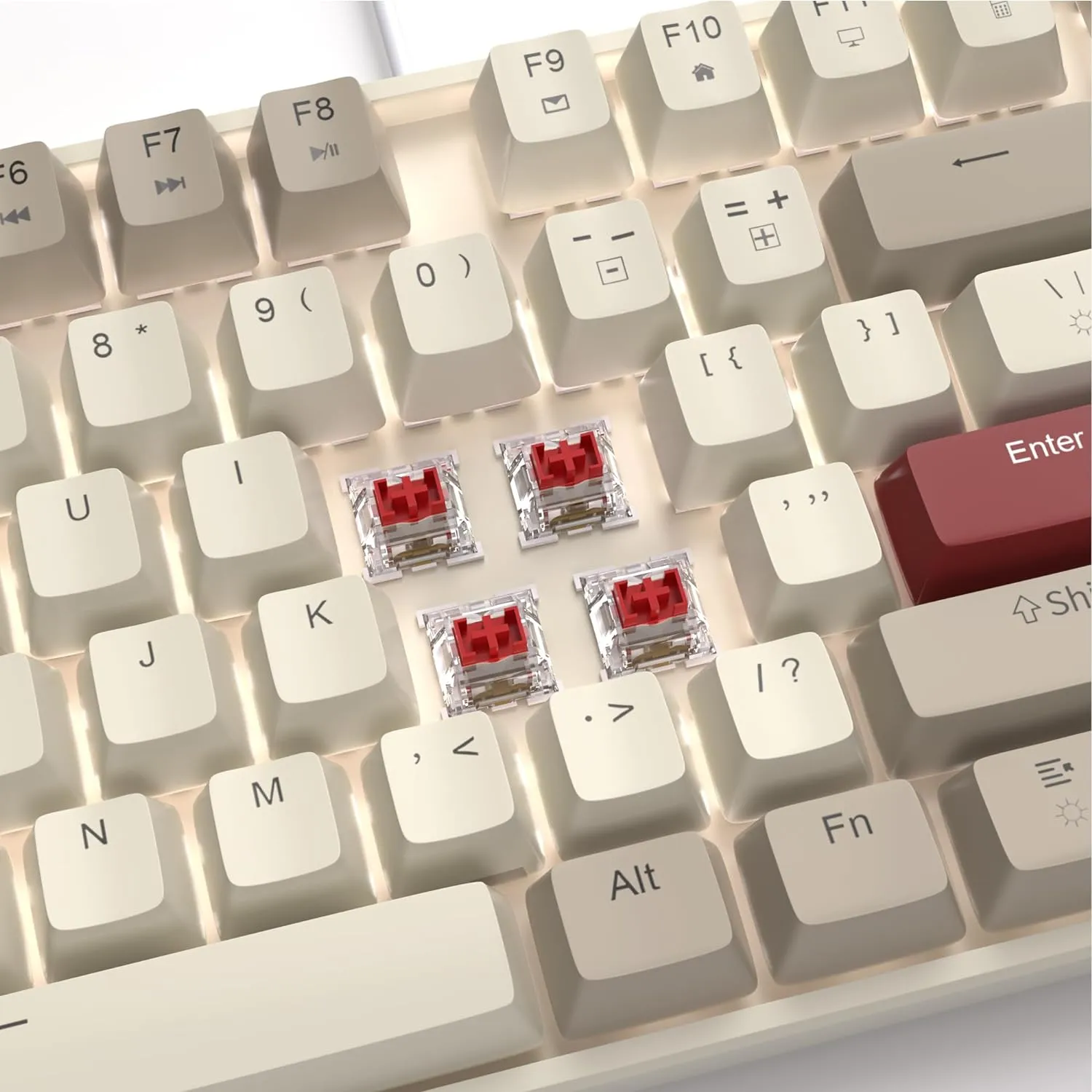 Mechanical Gaming Wired Keyboard LED Backlit Compact TKL