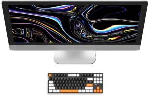 Mechanical Gaming Wired Keyboard LED Backlit Compact TKL