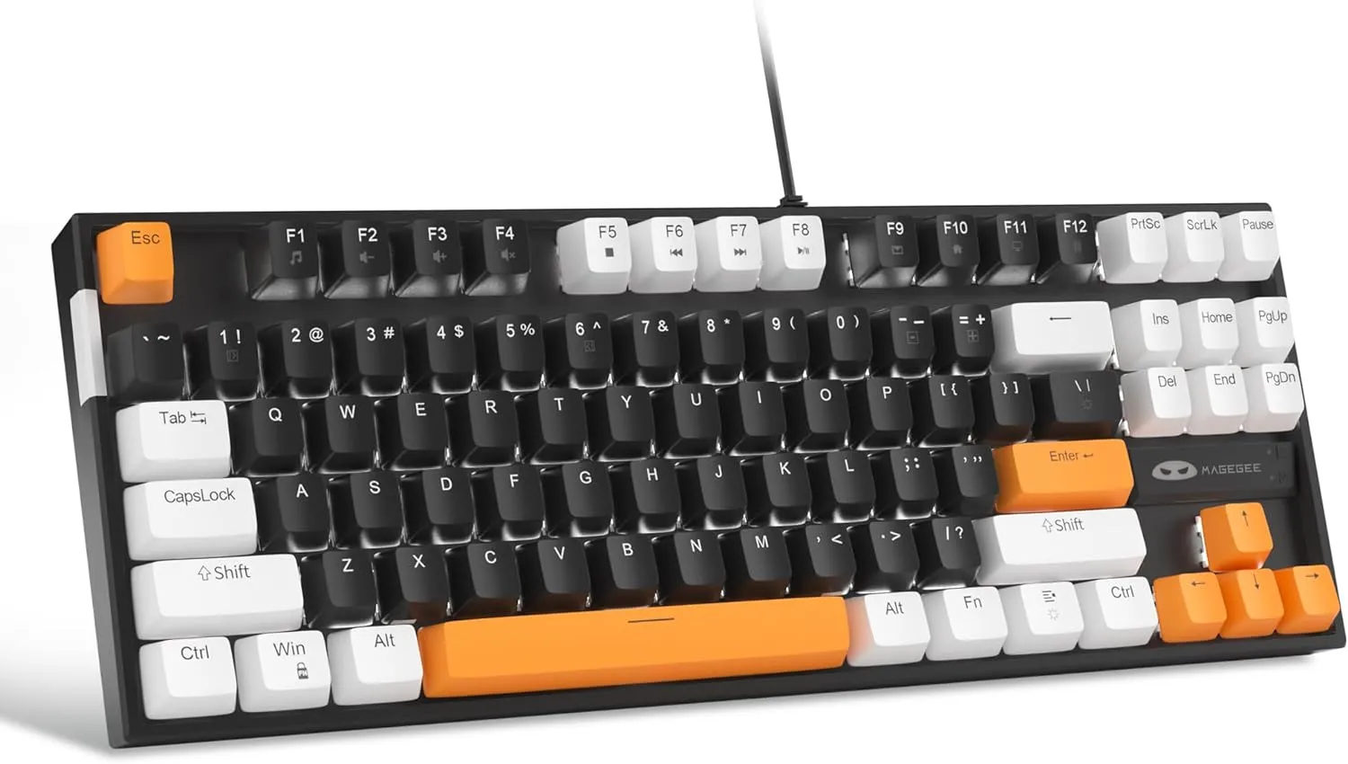 Mechanical Gaming Wired Keyboard LED Backlit Compact TKL