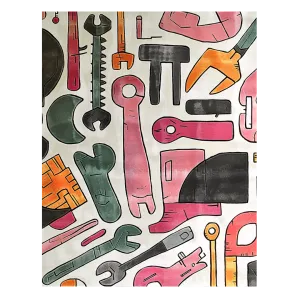 Mechanical Melody Hand Tufted Rug