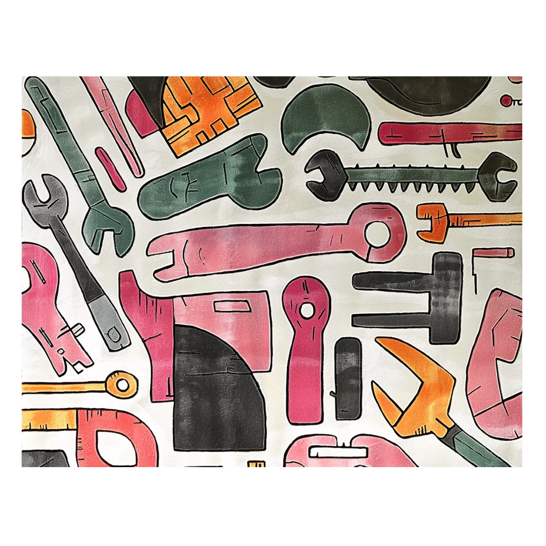Mechanical Melody Hand Tufted Rug