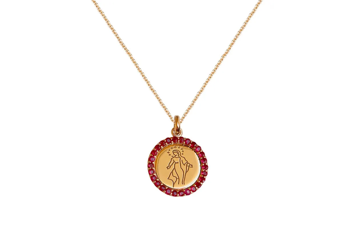 Medal Miraculous | Milagrosa Gold & Rubies
