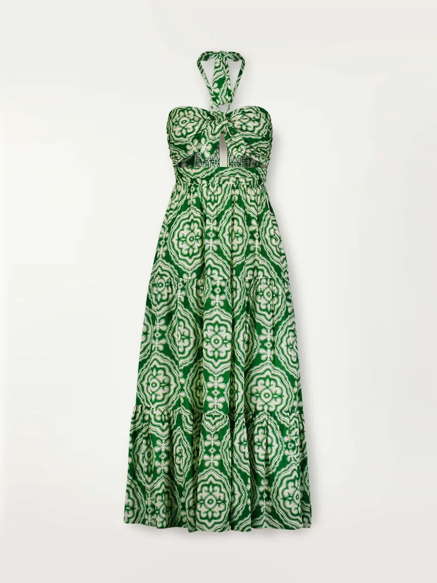 Medallion Cutout Dress