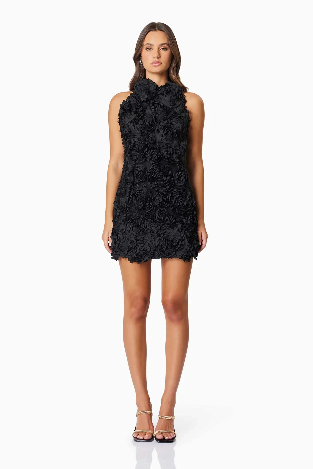 Megan Halterneck Mini Dress