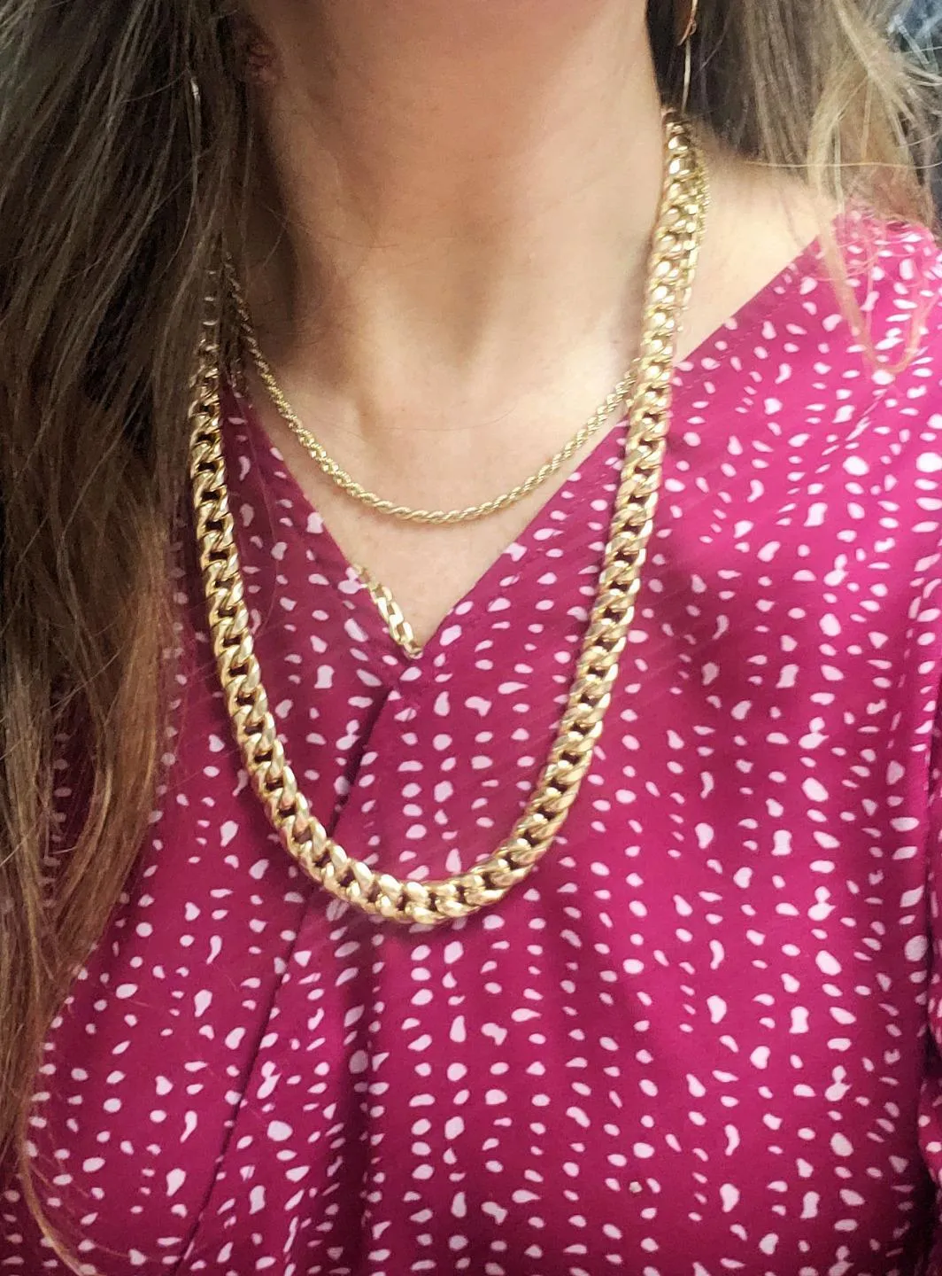 Mens 10k Yellow Gold 10.5mm Cuban Link Hollow Chain Diamond Clasp 72g 24"