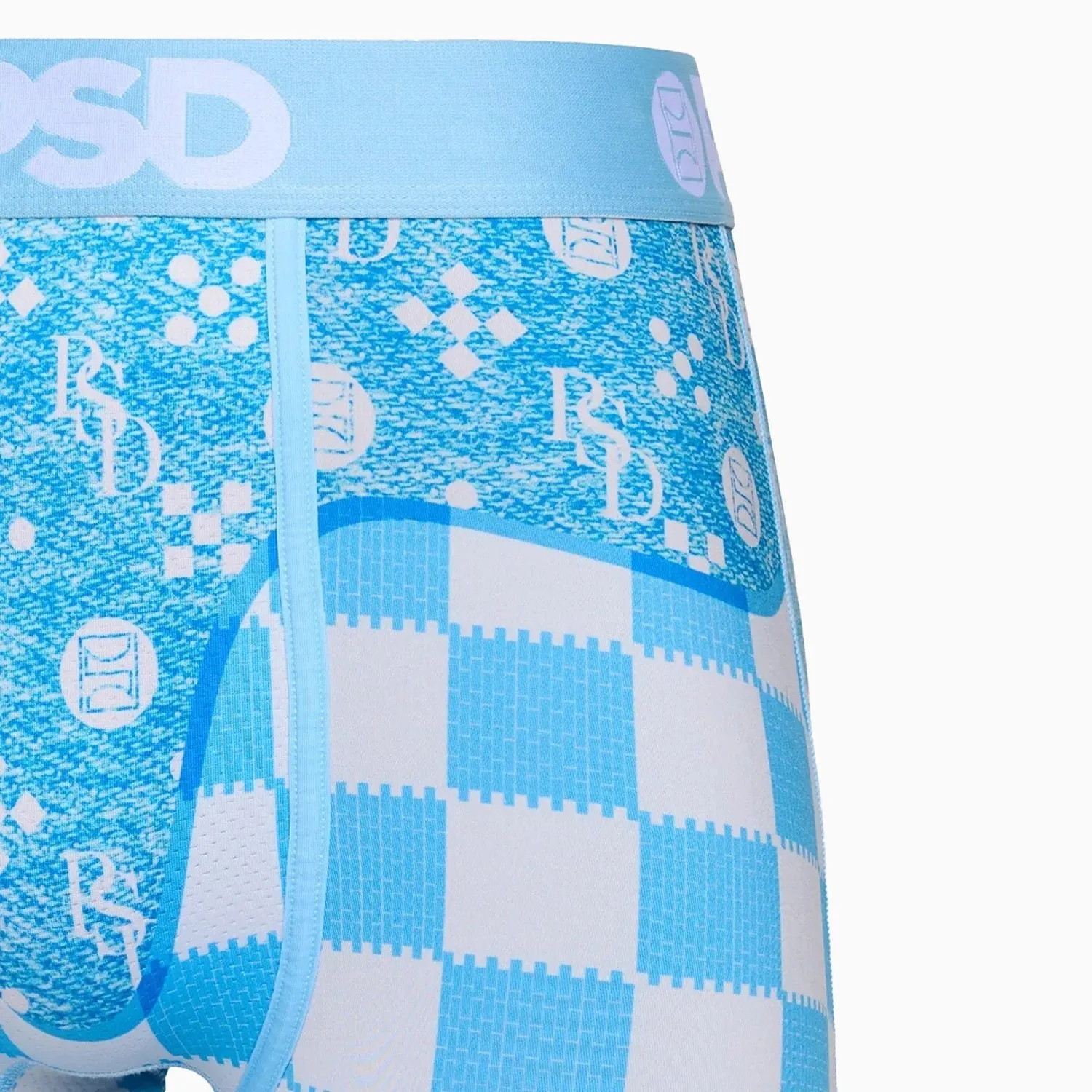Men's Blue Denim Drip Brief Boxer
