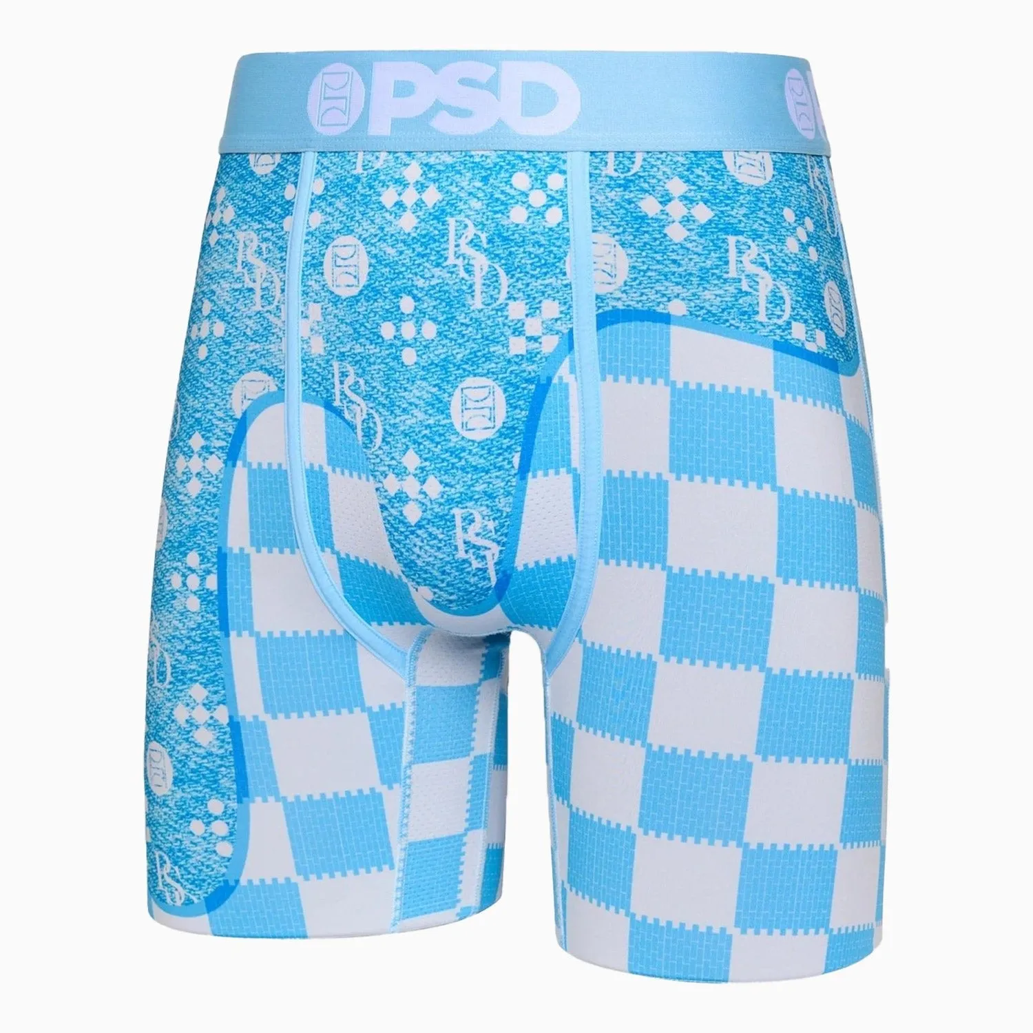 Men's Blue Denim Drip Brief Boxer