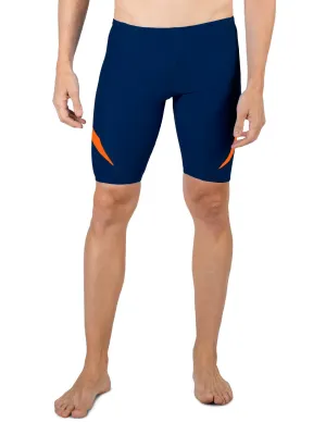 Men's  Hydroactive Swim Short - Navy / Orange