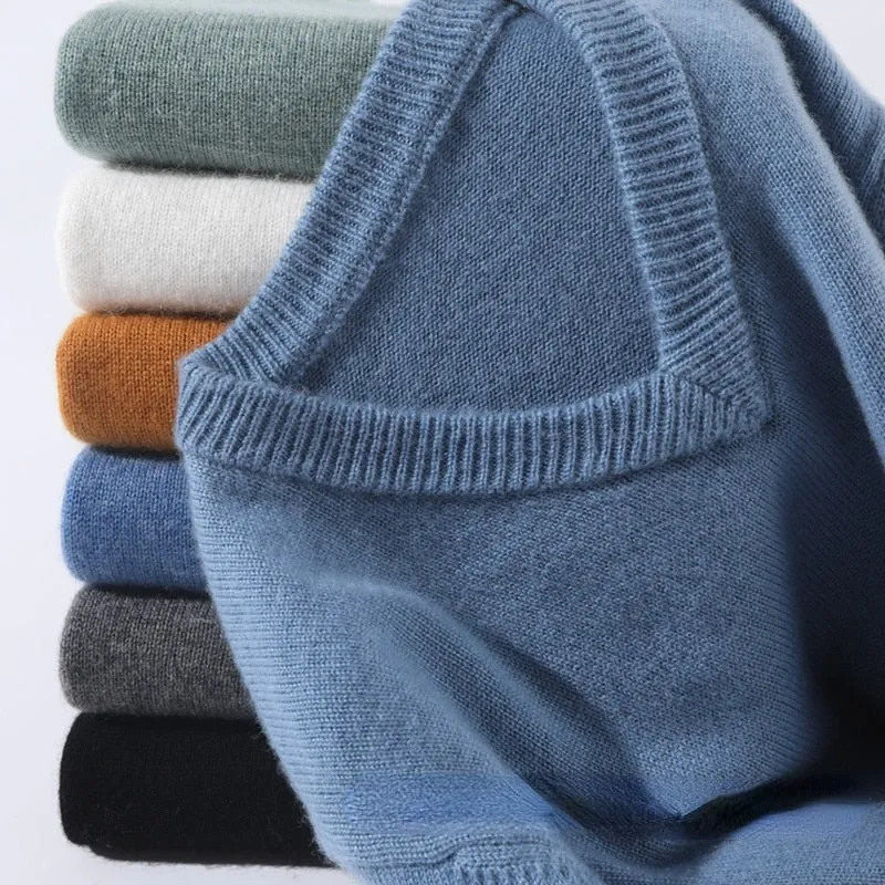 Men’s Premium Cashmere Sweater – Timeless Elegance & Ultimate Comfort