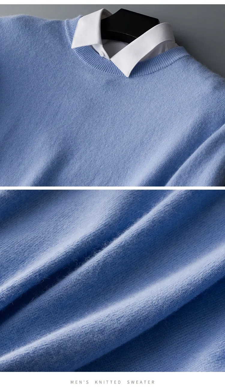 Men’s Premium Cashmere Sweater – Timeless Elegance & Ultimate Comfort